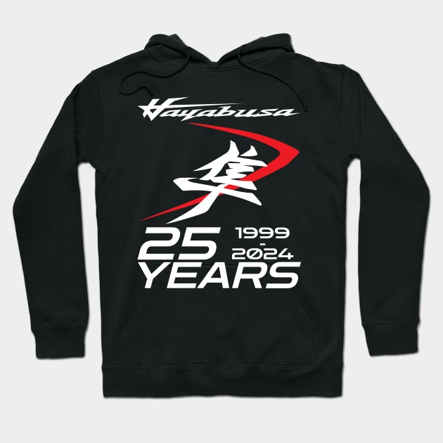 Suzuki Hayabusa 25th Anniversary Edition Hoodie by tushalb